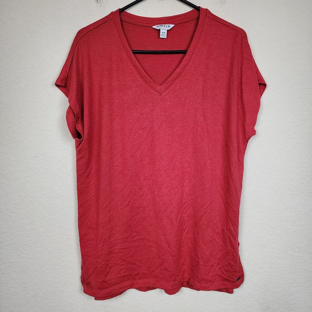 Orvis Medium Red Tee Shirt